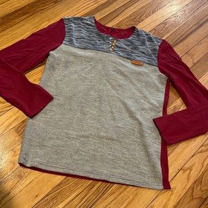 Fashion Shok Long-Sleeve Henley Shirt (M)